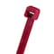 Panduit Cable Tie, 8 in L, 2 in Max Bundle Dia., Red, Nylon 6/6, 18 lb Strength, 1000 PK PLT2M-M2 - alternate 1